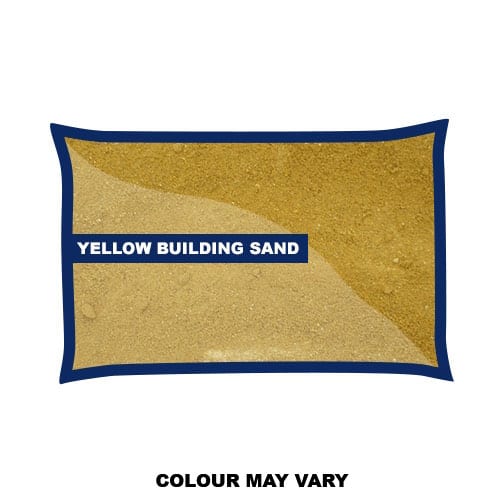 Yellow Building Sand Poly Bag