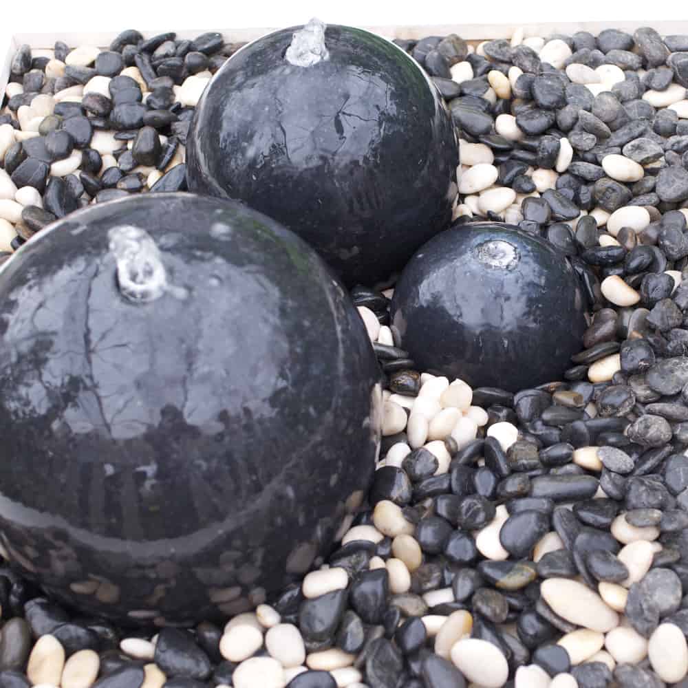 BLACK PEBBLES (2040MM) EACH Buildland Ltd