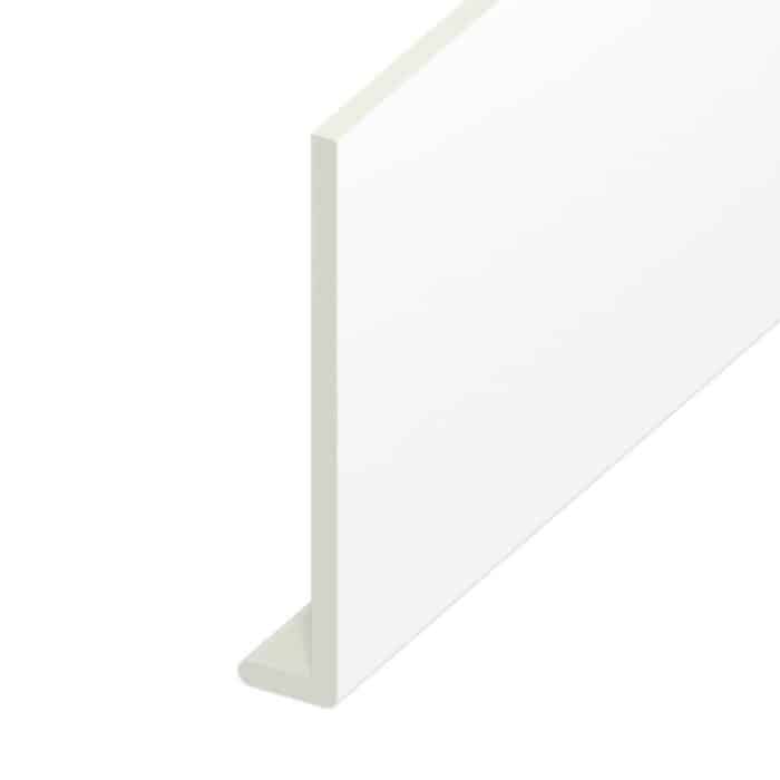 fascia upvc capping board plain white 5m 11a