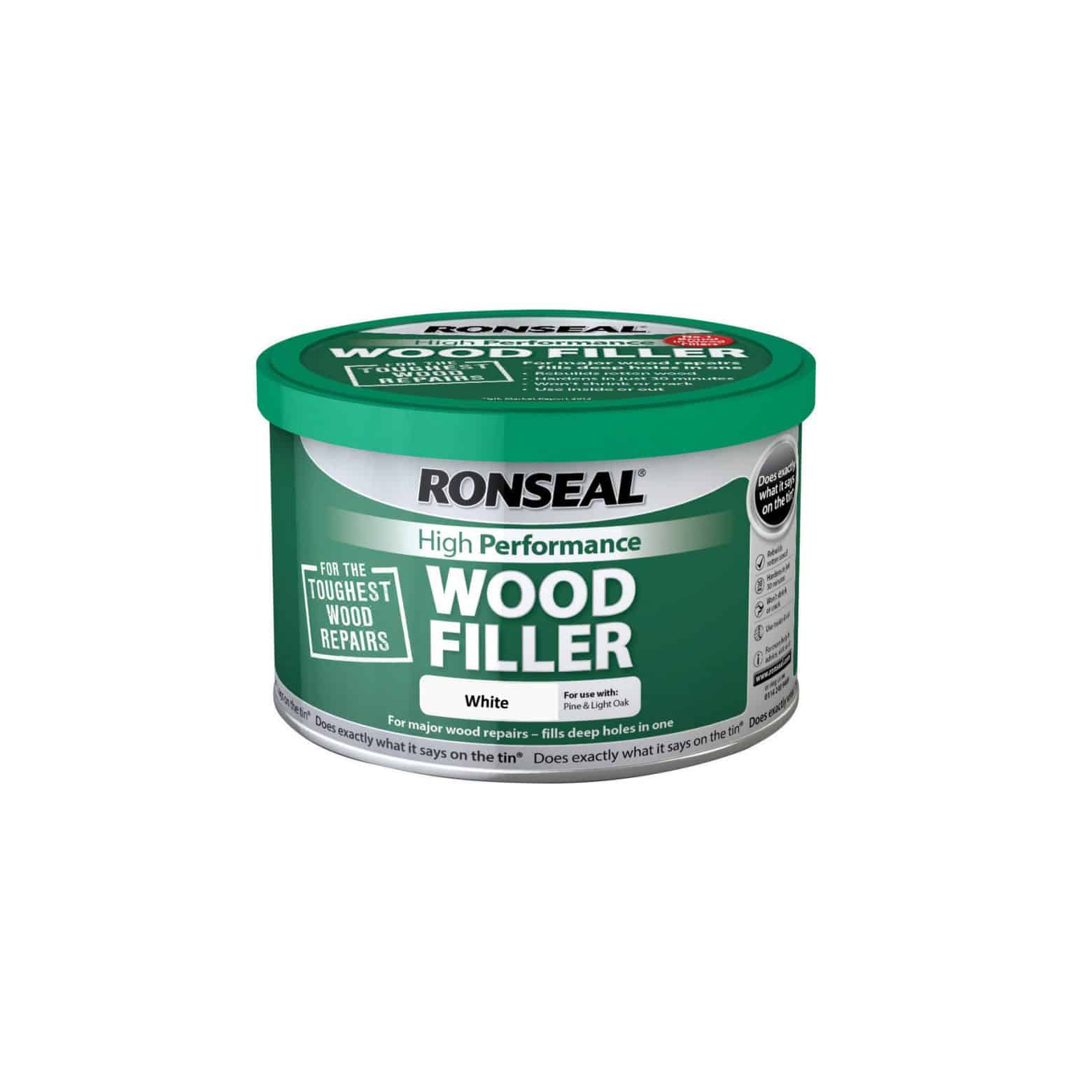 Ronseal High Performance Wood Filler White UK Bricks, Timber, Pavers, and Building Supplies