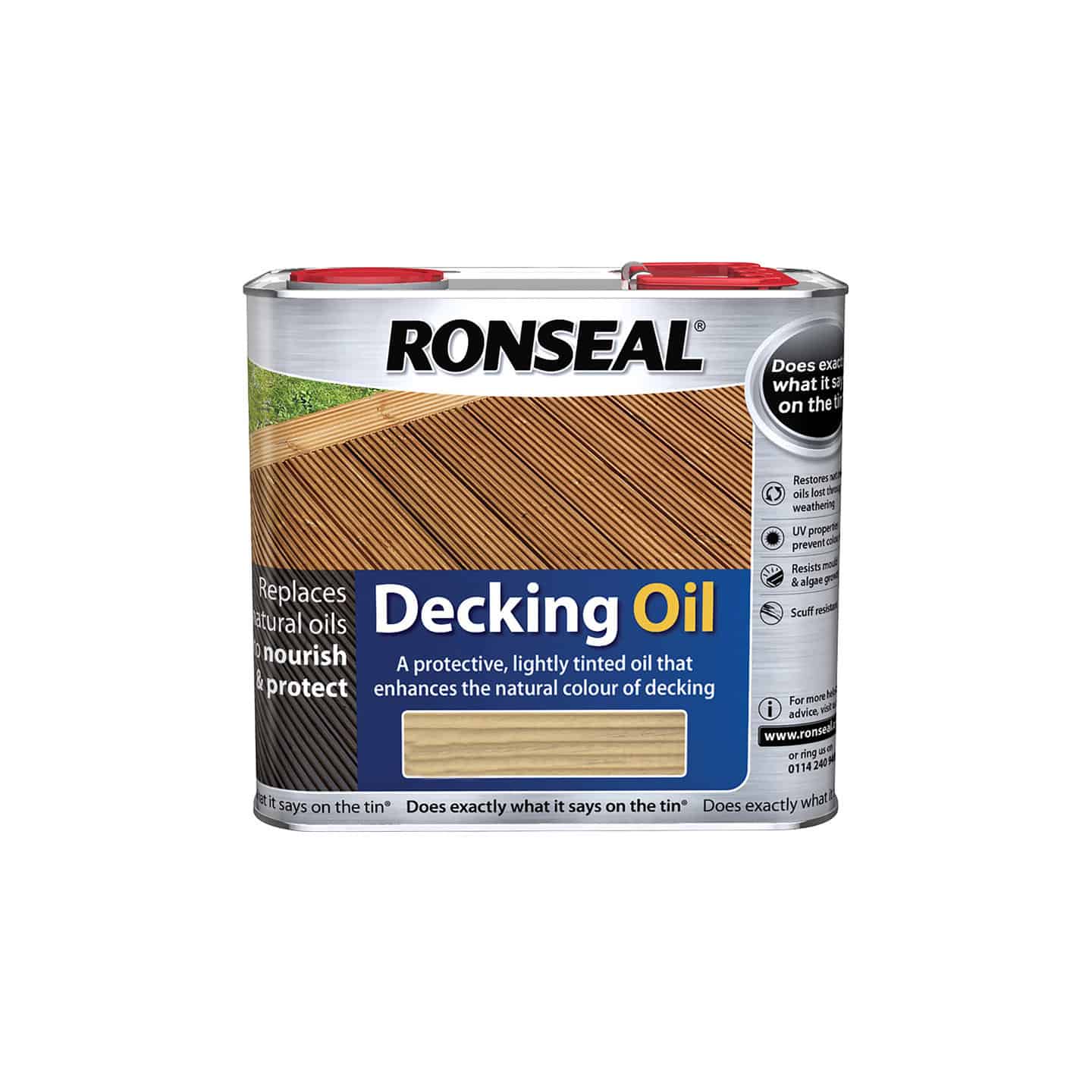 RONSEAL DECKING OIL (2.5LT) EACH Buildland Ltd
