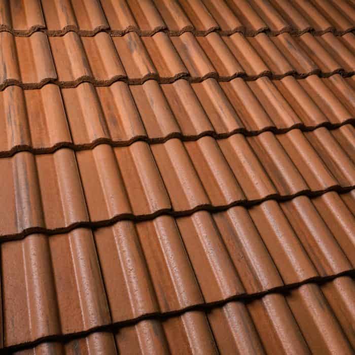 DOUBLE ROLL TOP TILE BROWN2