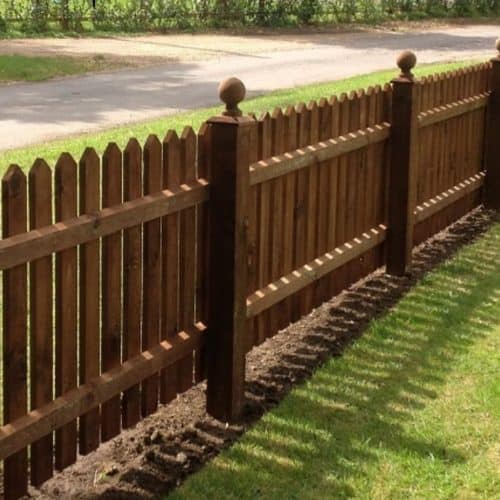 Picket Fence Panel 1800 X 900mm UK Bricks, Timber, Pavers, and