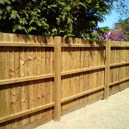 3x3 Brown Timber Fence Posts 75 x 75 