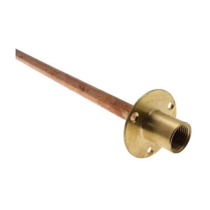 15mm wallplate and 350mm copper tube
