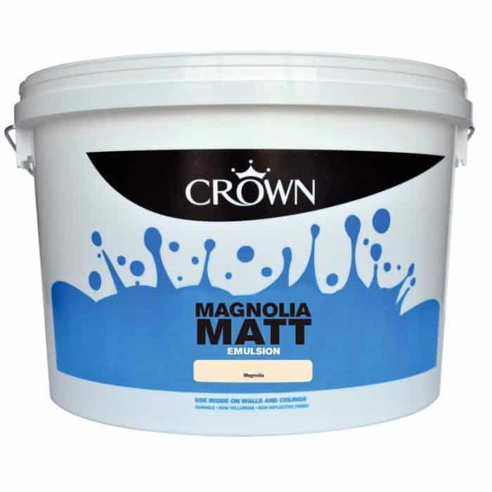 38873619 Crown Magnolia Matt Emulsion Paint 7.5L 1