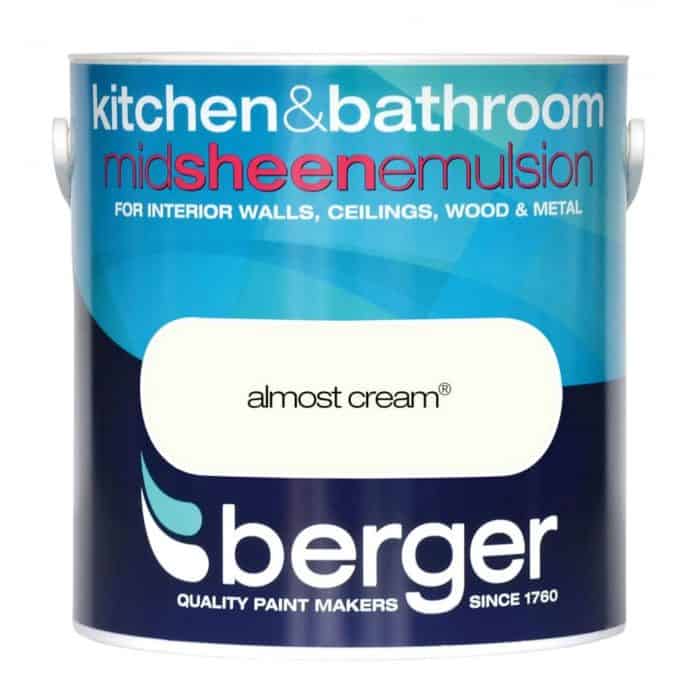 BERGER KITCHEN AND BATHROOM ALMOST CREAM