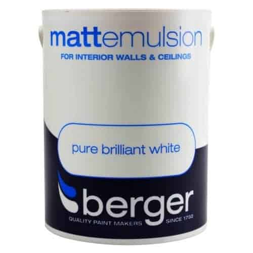 Berger Matt Emulsion Pure Brilliant White 5L