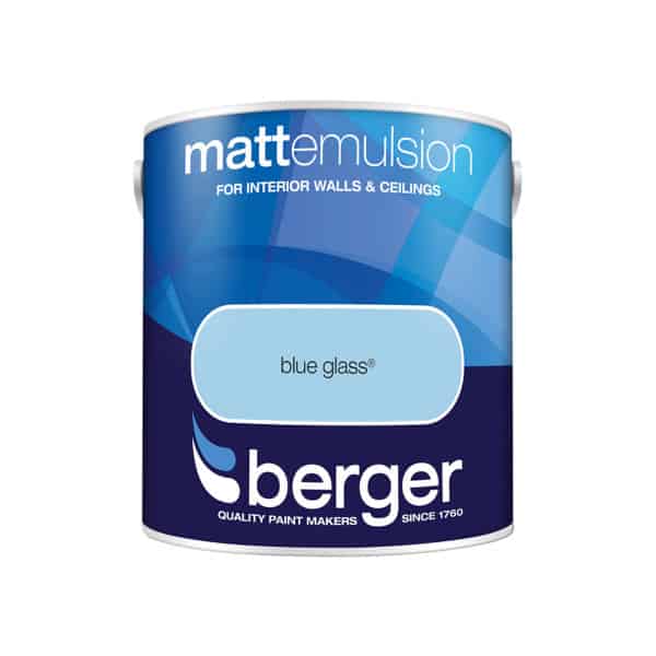 BERGER MATT EMULSION BLUE GLASS