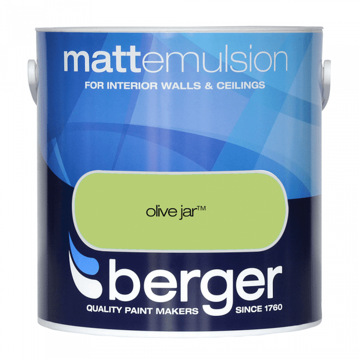 BERGER MATT EMULSION OLIVE JAR
