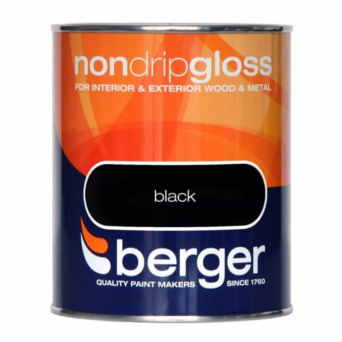 BERGER NON DRIP GLOSS BLACK