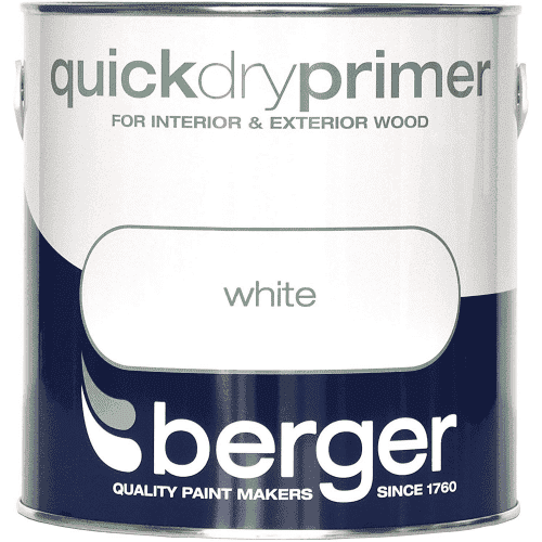 Berger Quick Dry Primer Undercoat White 2.5L