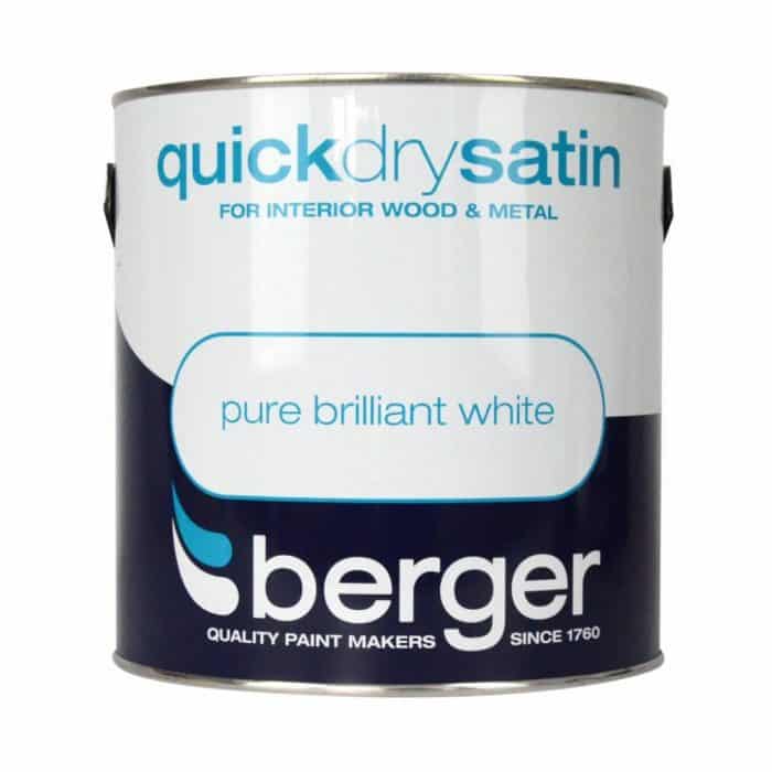 BERGER QUICK DRY SATIN FINISH WHITE 1