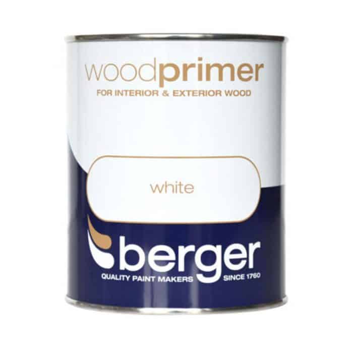 BERGER WOOD PRIMER WHITE