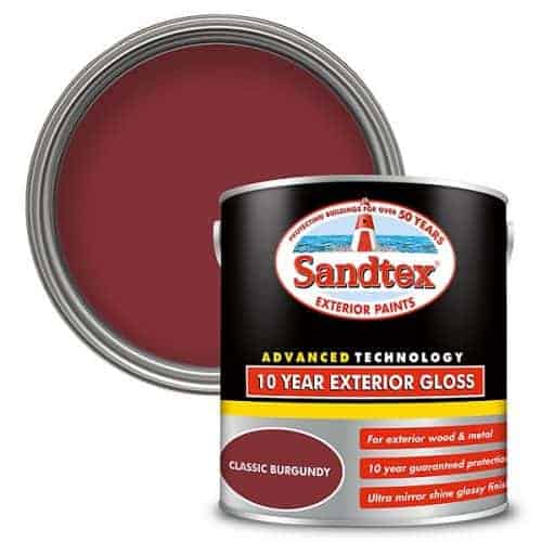Sandtex 10 Year Exterior Gloss Classic Burgundy 750ml