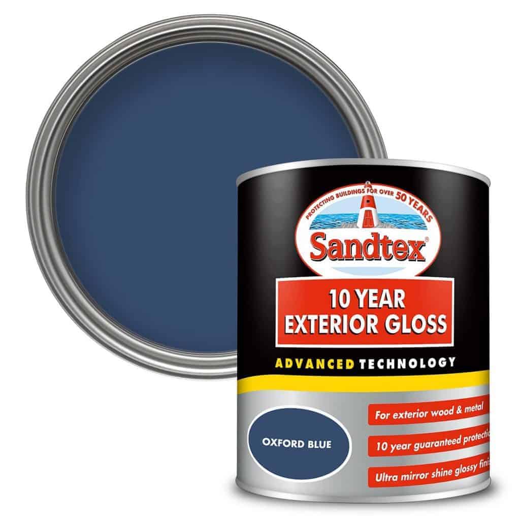 SANDTEX 10 YEAR EXTERIOR GLOSS (OXFORD BLUE) (750ML) EACH Buildland Ltd