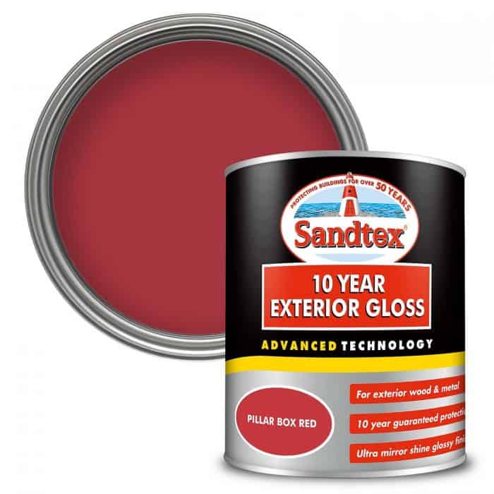 SANDTEX PILLAR BOX RED