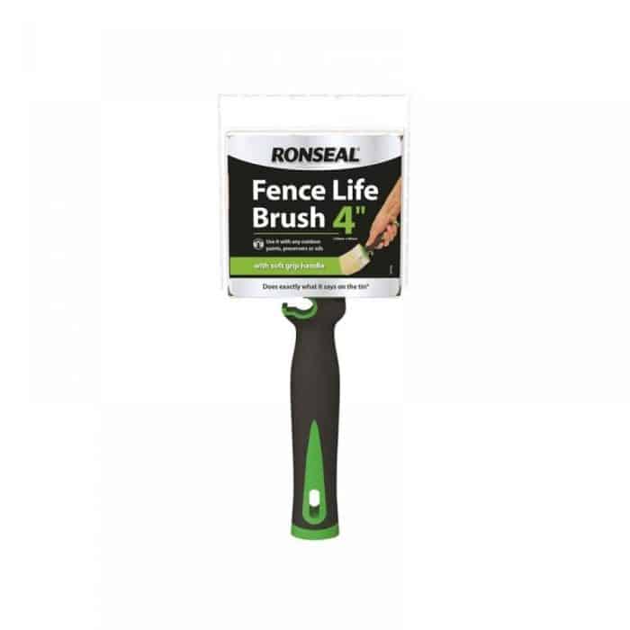 ronseal soft grip fence life brush 100 x 40mm 37076