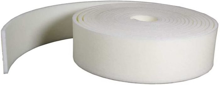 white foam expansion joint
