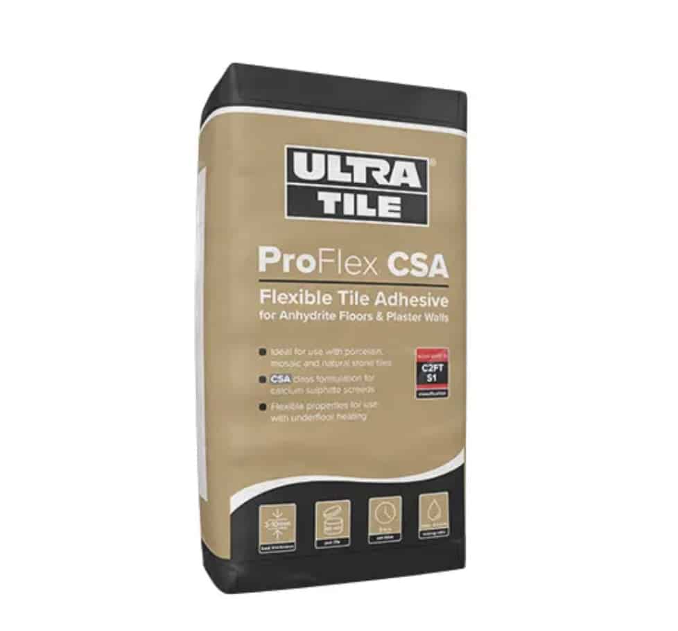 Ultra Tile Proflex Csa Flexible Tile Adhesive 20kg UK Bricks, Timber, Pavers, and Building