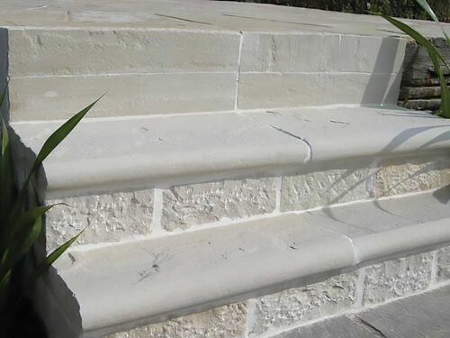 Natural Stone Bullnose Step Fossil 600 X 350 X 50mm