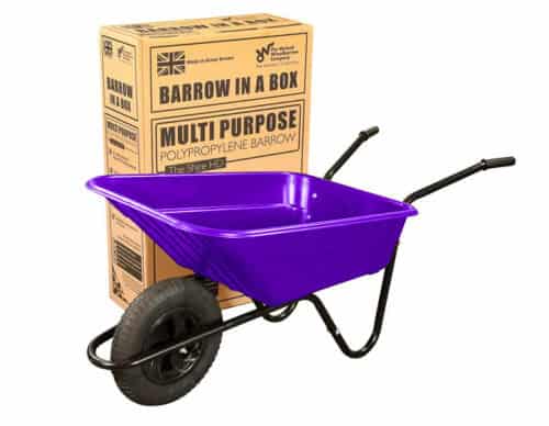 Barrow in a Box Wheelbarrow - Purple