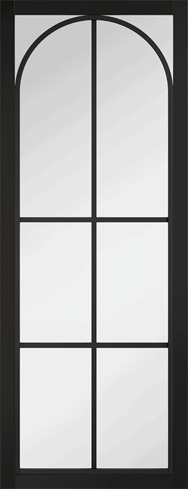 Black Astoria Clear Glazed