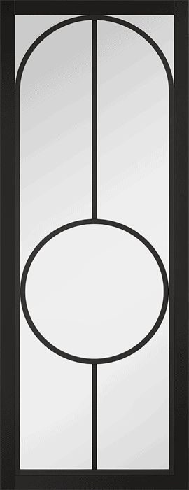 Black Bowery Clear Glazed