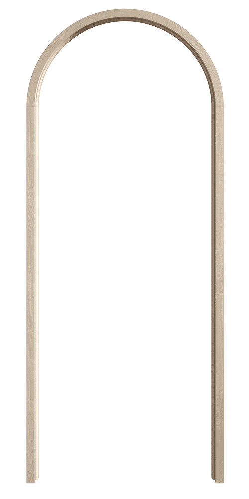 Blonde Oak Curved Door Lining