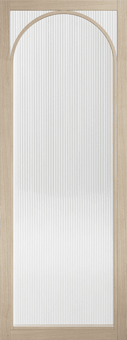 Blonde Oak Melrose Reeded Glazed