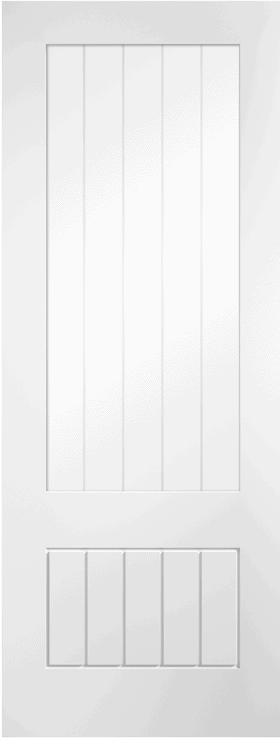 White Mexicano Three Quarter Glazed